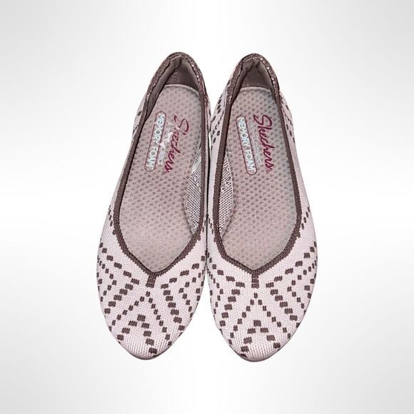 Women's Skechers, Cleo 2.0 - Be Amazed Flat Tan Size 7 - Picture 9 of 14